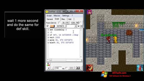 Zrzut ekranu UoPilot na Windows 7