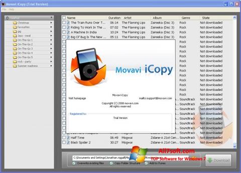 Zrzut ekranu iCopy na Windows 7