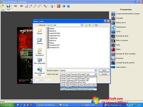 Zrzut ekranu Nero PhotoSnap na Windows 7