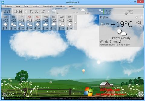 Zrzut ekranu YoWindow na Windows 7