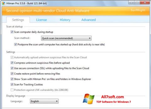 Zrzut ekranu HitmanPro na Windows 7