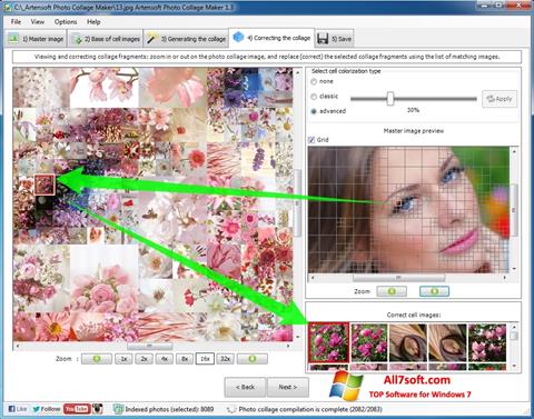 Zrzut ekranu Photo Collage na Windows 7