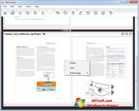 Zrzut ekranu PDF24 Creator na Windows 7