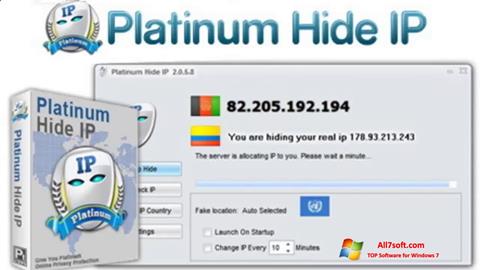 Zrzut ekranu Hide IP Platinum na Windows 7