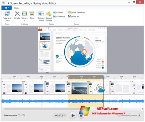 Zrzut ekranu iSpring Free na Windows 7