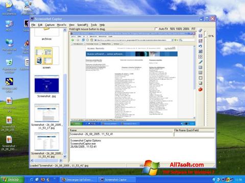 Zrzut ekranu Screenshot Captor na Windows 7