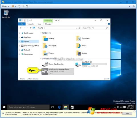 Zrzut ekranu Virtual CD na Windows 7