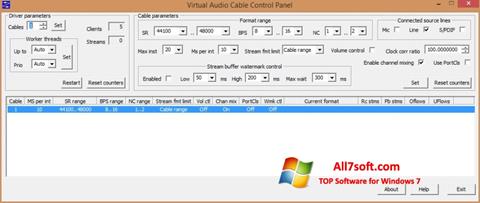 Zrzut ekranu Virtual Audio Cable na Windows 7