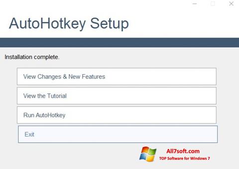 Zrzut ekranu AutoHotkey na Windows 7