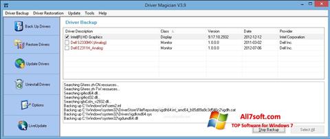 Zrzut ekranu Driver Magician na Windows 7
