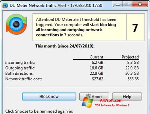 Zrzut ekranu DU Meter na Windows 7