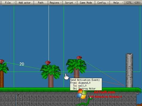 Zrzut ekranu Game Editor na Windows 7