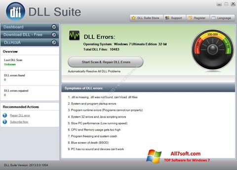 Zrzut ekranu DLL Suite na Windows 7