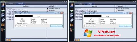Zrzut ekranu CommFort na Windows 7