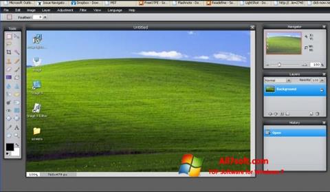 Zrzut ekranu LightShot na Windows 7