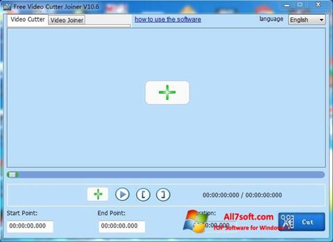 Zrzut ekranu Free Video Cutter na Windows 7