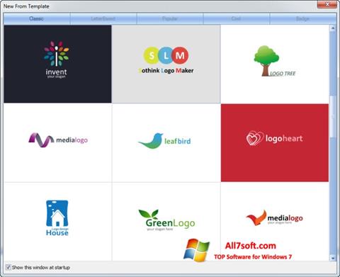 Zrzut ekranu Sothink Logo Maker na Windows 7