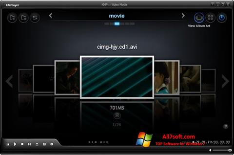 Zrzut ekranu KMPlayer na Windows 7